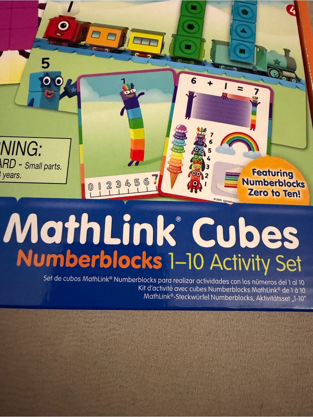 MathLink Cubes Numberblocks 1-10 Activity Set - Multi-Color - Picture 2 of 7
